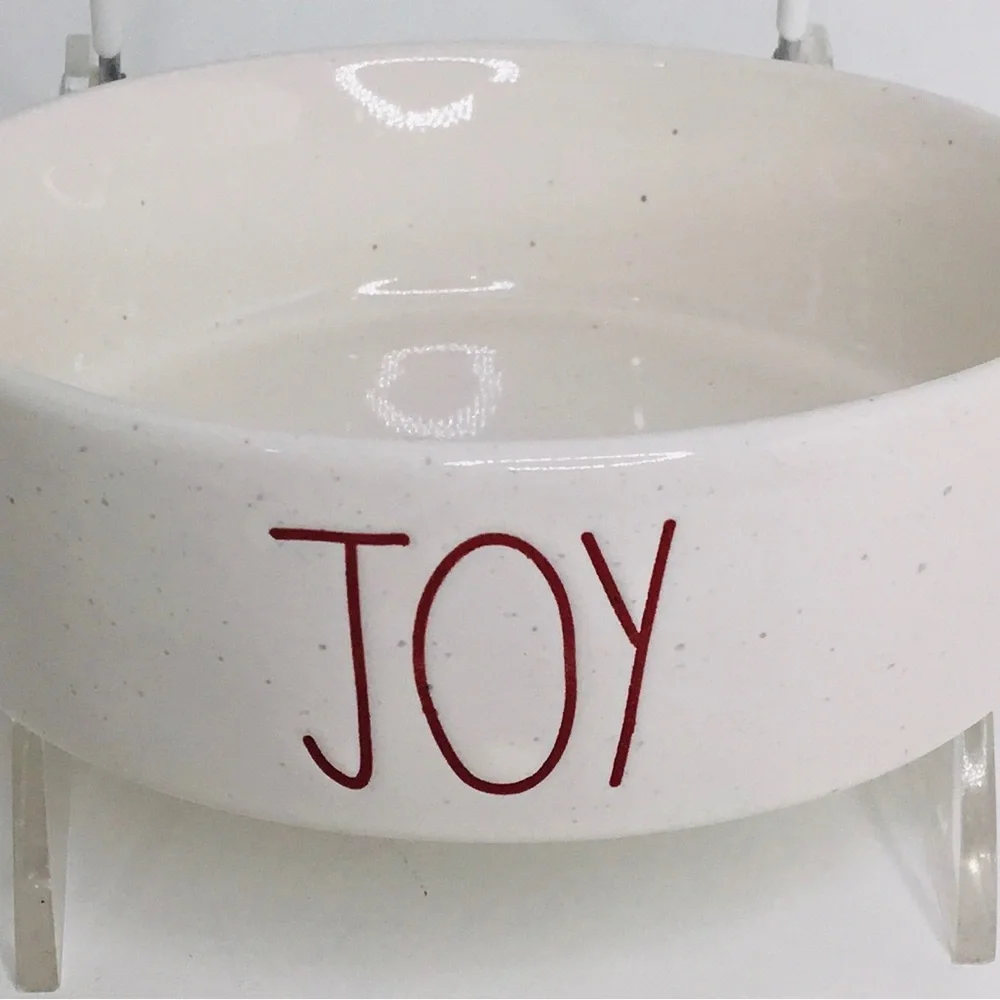 Rae Dunn Joy Red Cream Christmas 5
